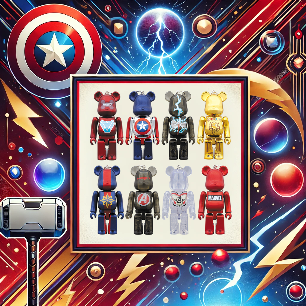 Bearbrick Happy Kuji "Avengers: Endgame" (2019) Übersicht