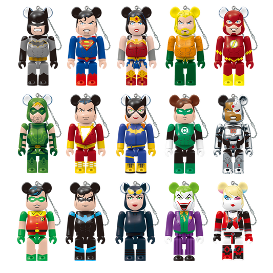 BE@RBRICK Happy Kuji "DC" (2020) - complete collection of 15 individual figures