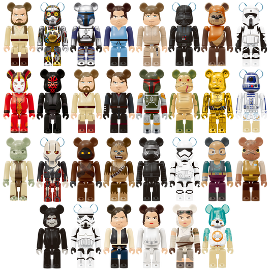 BE@RBRICK Happy Kuji "Star Wars" (2017) - complete collection of 30 individual figures