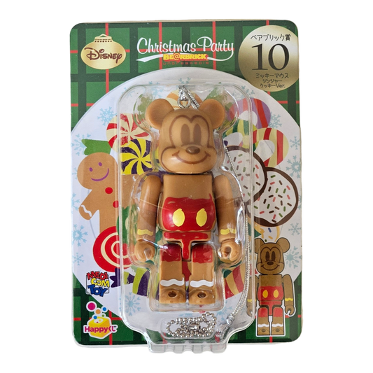 BE@RBRICK 10 - Version biscuit au gingembre Mickey Mouse (100%)