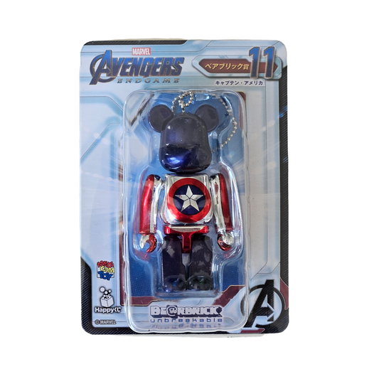 BE@RBRICK 11 - Capitaine Amérique (100%)