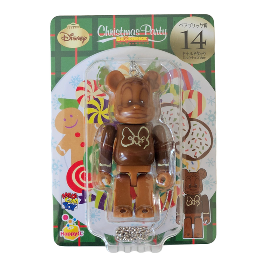 BE@RBRICK 14 - Version Chocolat au Lait Donald Duck (100%)