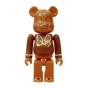 BE@RBRICK 14 - Version Chocolat au Lait Donald Duck (100%)