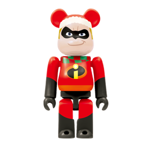 BE@RBRICK 15 - Mr. Incredible Christmas Version (100%)