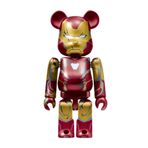 BE@RBRICK 16 - Iron Man Mark 85 version endommagée par la bataille (100%)