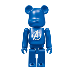 BE@RBRICK 17 - Version logo Avengers (100%)