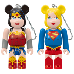 BE@RBRICK 18 - Wonder Woman &amp; Supergirl (100%)