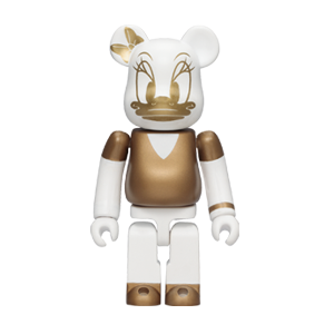 BE@RBRICK 19 - Daisy Duck Gold &amp; White Version (100%)