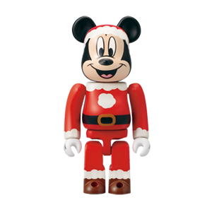 BE@RBRICK 1 - Mickey Mouse Santa Version (100%)