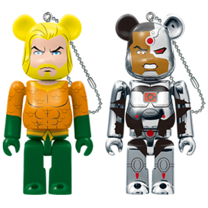 BE@RBRICK 20 - Aquaman & Cyborg (100%)