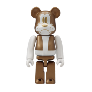 BE@RBRICK 20 - Goofy Gold &amp; White Version (100%)