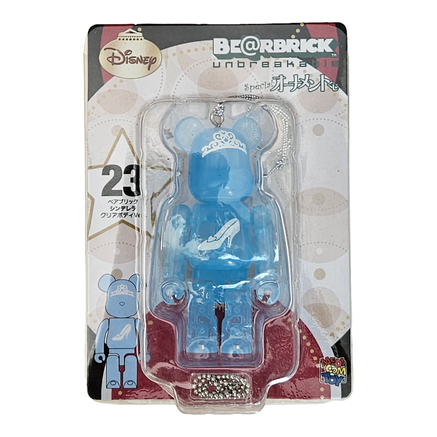 BE@RBRICK 23 - Version corps transparent Cendrillon (100%)