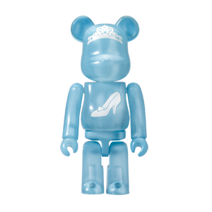 BE@RBRICK 23 - Cinderella Clear Body Version (100%)