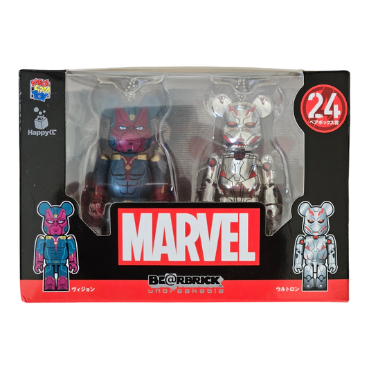 BE@RBRICK 24 - Vision &amp; Ultron (100%)