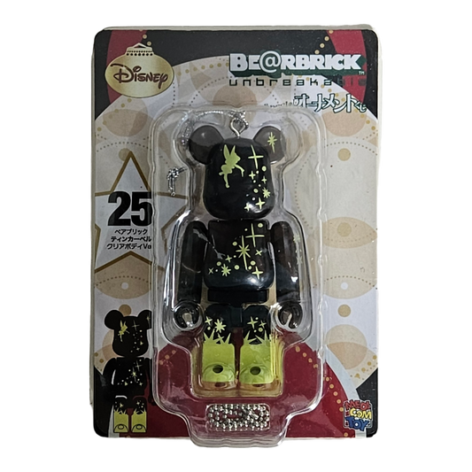 BE@RBRICK 25 - Version corps transparent Fée Clochette (100%)