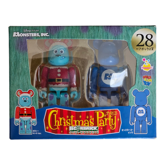 BE@RBRICK 28 - Sulley Santa Version &amp; Monsters, Inc. (100%)