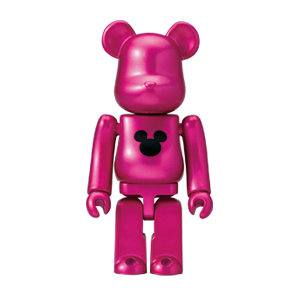 BE@RBRICK 28 - Pink Metallic (100%)