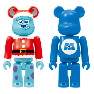 BE@RBRICK 28 - Version Sulley Père Noël &amp; Monsters, Inc. (100%)