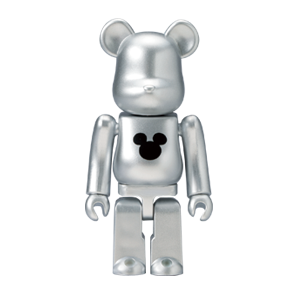 BE@RBRICK 29 - Silver Metallic (100%)