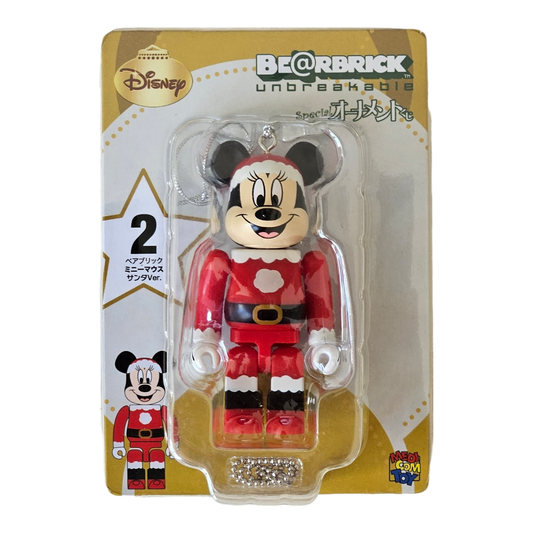 BE@RBRICK 2 - Version Minnie Mouse Père Noël (100%)