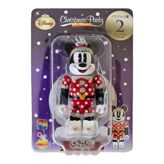 BE@RBRICK 2 - Version Minnie Mouse Père Noël (100%)