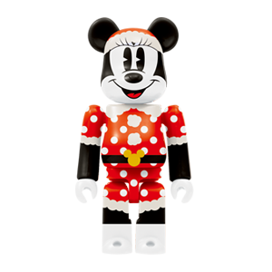 BE@RBRICK 2 - Version Minnie Mouse Père Noël (100%)