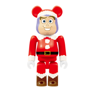 BE@RBRICK 2 - Version Buzz l'Éclair Père Noël (100%)