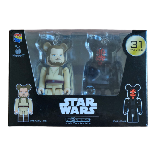 BE@RBRICK 31 - Qui-Gon Jinn & Darth Maul (100%)