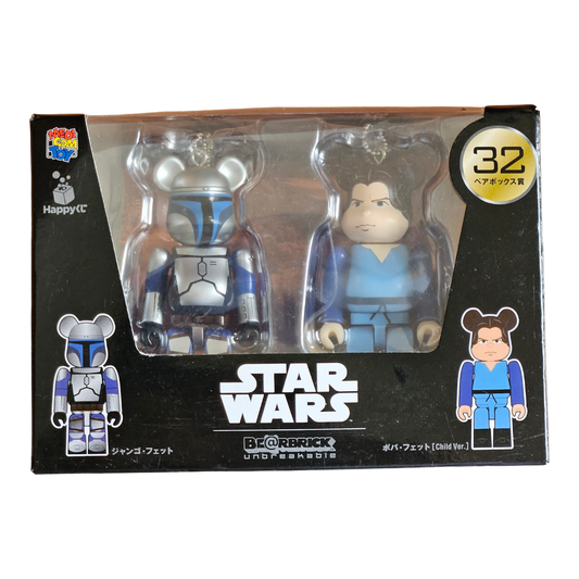 BE@RBRICK 32 - Jango Fett & Boba Fett Child Version (100%)