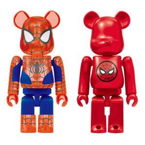 BE@RBRICK 32 - Version claire Spider-Man et logo Spider-Man (100%)