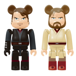 BE@RBRICK 33 - Anakin Skywalker & Obi-Wan Kenobi (100%)