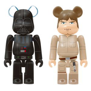 BE@RBRICK 35 - Dark Vador et Luke Skywalker (100%)