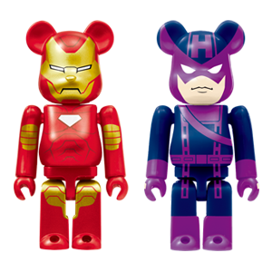 BE@RBRICK 35 - Iron Man &amp; Hawkeye (100%)