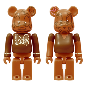 BE@RBRICK 35 - Donald Duck Milk Chocolate Version &amp; Daisy Duck Milk Chocolate Version (100%)