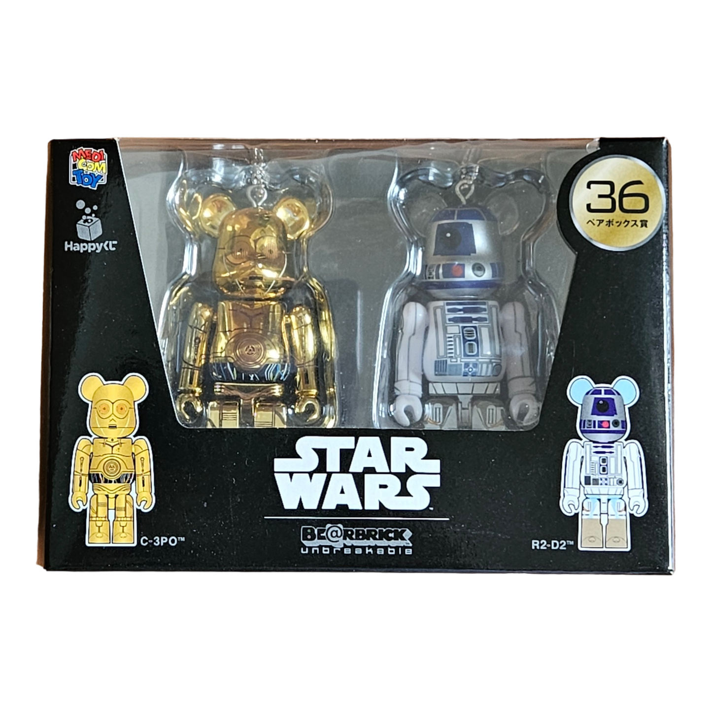 BE@RBRICK 36 - C-3PO & R2-D2 (100%)