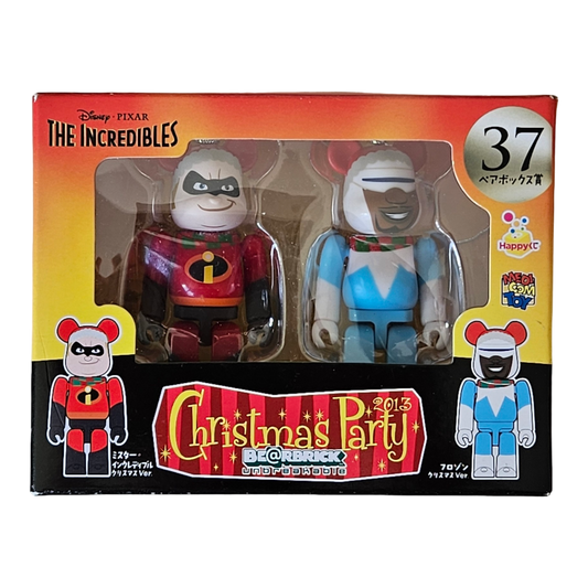 BE@RBRICK 37 - Version Monsieur Incroyable Noël &amp; Version Noël Frozone (100%)