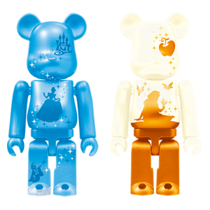 BE@RBRICK 38 - Cinderella Pearl Body Version &amp; Snow White Pearl Body Version (100%)