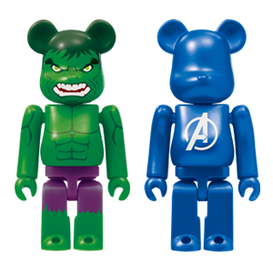 BE@RBRICK 39 - Hulk & Avengers Logo Version (100%)