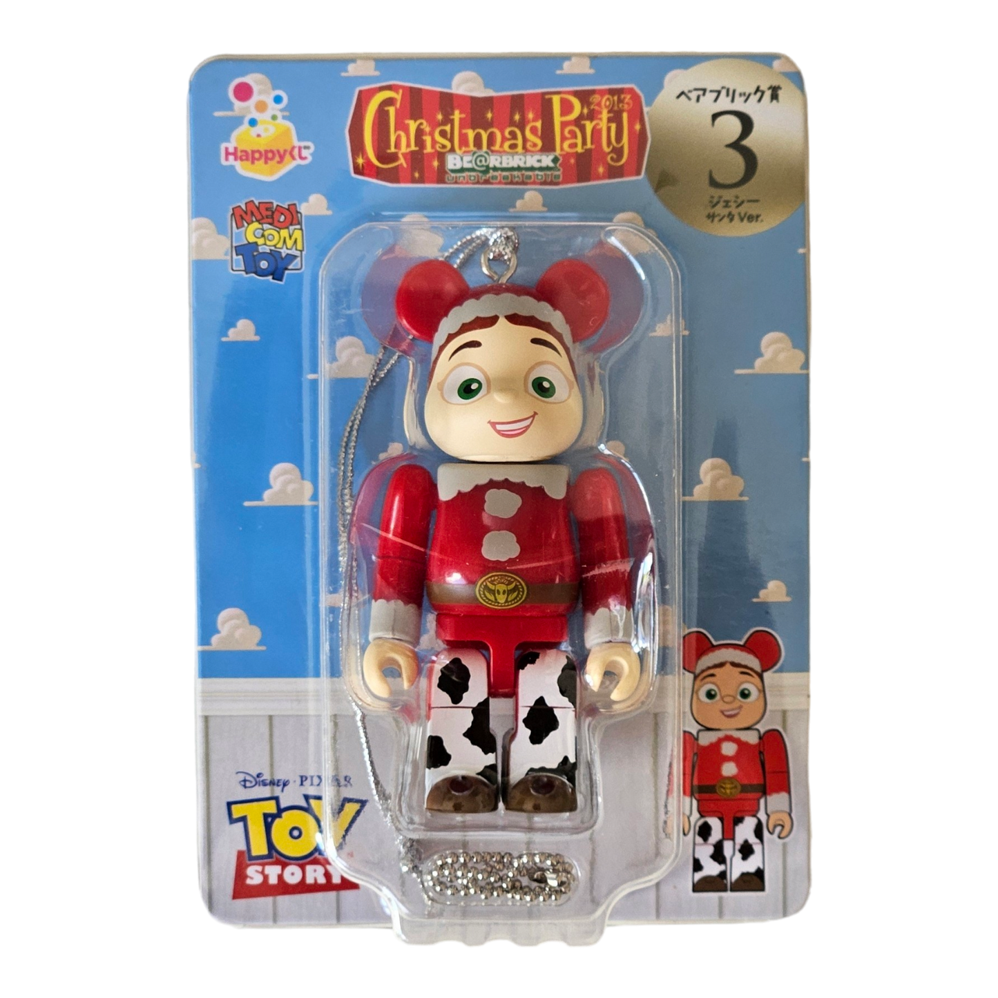 BE@RBRICK 3 - Version Jessie Père Noël (100%)