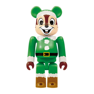 BE@RBRICK 3 - Chip Santa Version (100%)