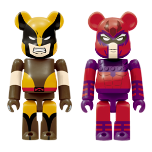 BE@RBRICK 43 - Wolverine Brown Version & Magneto (100%)