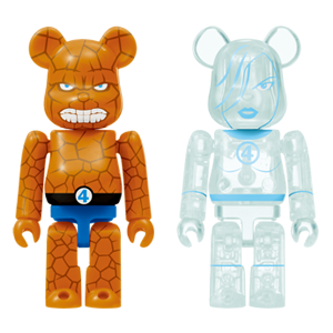 BE@RBRICK 45 - Thing & Invisible Woman (100%)