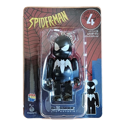 BE@RBRICK 4 - Costume Noir Spider-Man (100%)