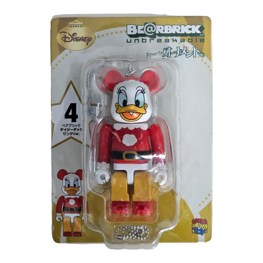 BE@RBRICK 4 - Version Daisy Duck Père Noël (100%)