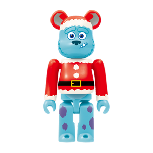 BE@RBRICK 6 - Version Sulley Père Noël (100%)