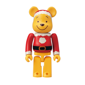 BE@RBRICK 6 - Winnie l'ourson version Père Noël (100%)