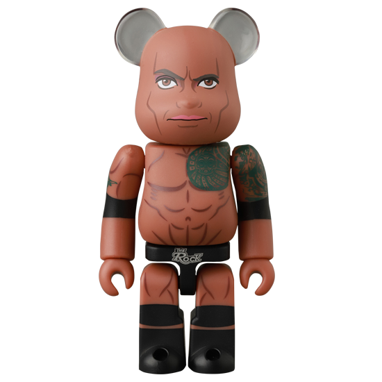 BE@RBRICK Series 48 Artist "The Rock" [WWE] (100%)