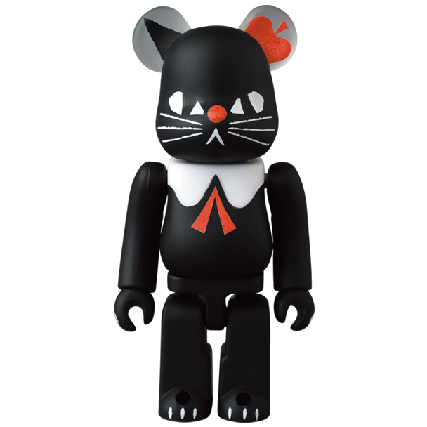 BE@RBRICK Série 43 Artiste "Robin le chat noir" (100%)