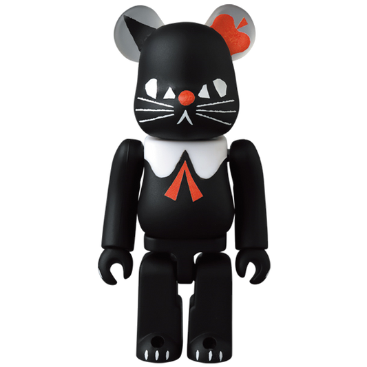 BE@RBRICK Série 43 Artiste "Robin le chat noir" (100%)