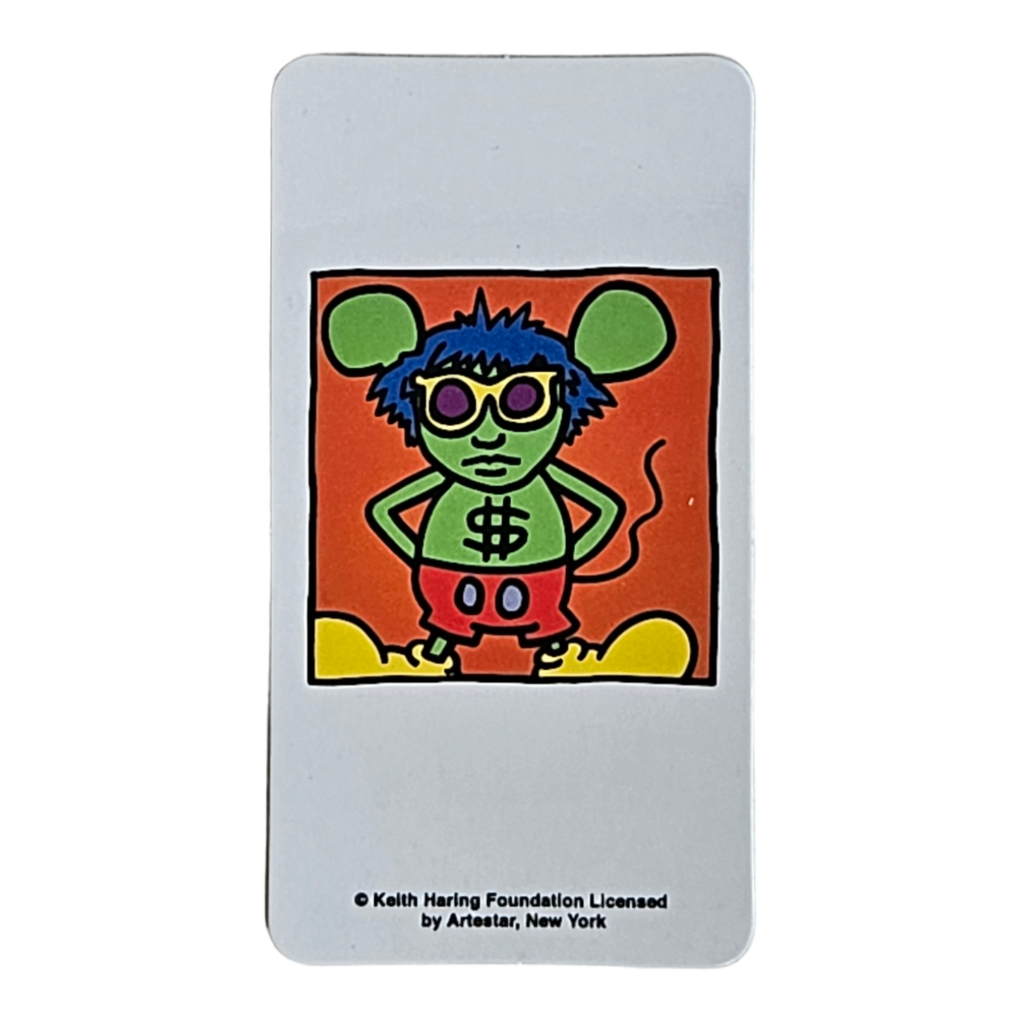 BE@RBRICK Series 43 Artist Keith Haring "Andy Mouse" (100%)